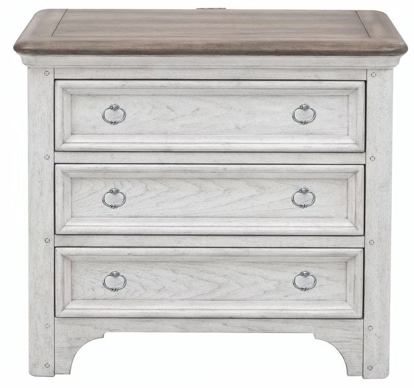 Clearance Pulaski Collection Glendale Estates 3Drawer Nightstand is